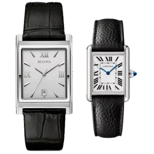 Bulova Classic 96B107, una alternativa moderna y minimalista al diseño del Cartier Tank.