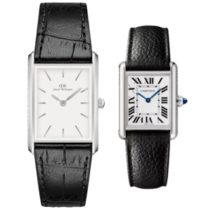 El Daniel Wellington Quadro, una alternativa minimalista y escandinava al Cartier Tank.